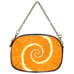 Spiral Citrus Orange Droste  Chain Purse (Two Sides)