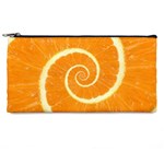 Spiral Citrus Orange Droste  Pencil Case