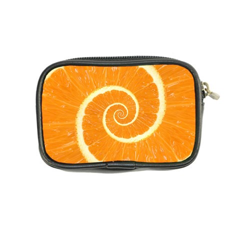 Spiral Citrus Orange Droste  Coin Purse from ArtsNow.com Back