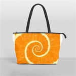 Spiral Citrus Orange Droste  Classic Shoulder Handbag