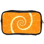 Spiral Citrus Orange Droste  Toiletries Bag (Two Sides)