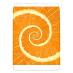 Spiral Citrus Orange Droste  Removable Flap Cover (S)