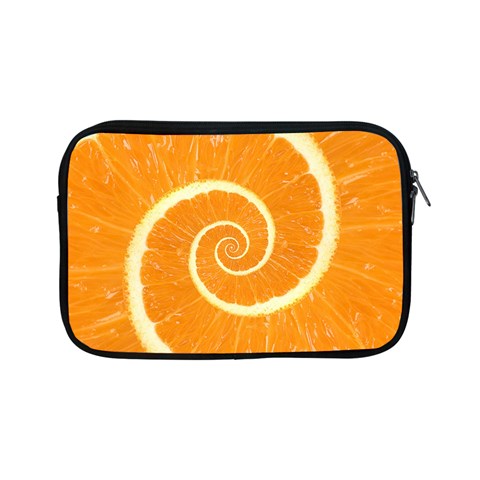 Spiral Citrus Orange Droste  Apple iPad Mini Zipper Case from ArtsNow.com Front