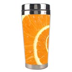 Spiral Citrus Orange Droste  Stainless Steel Travel Tumbler