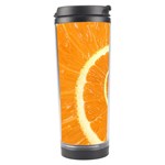 Spiral Citrus Orange Droste  Travel Tumbler