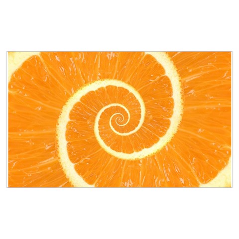 Spiral Citrus Orange Droste  Samsung Note 4 Hardshell Back Case from ArtsNow.com Front