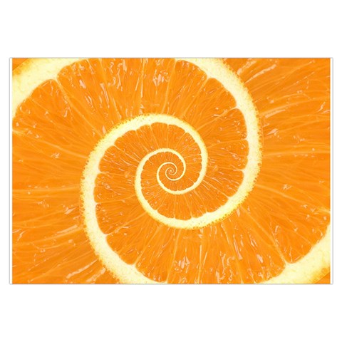 Spiral Citrus Orange Droste  Samsung Galaxy Note 4 Case (White) from ArtsNow.com Front