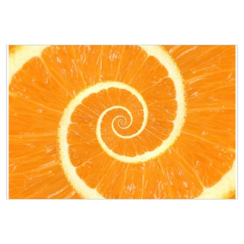 Spiral Citrus Orange Droste  Samsung Galaxy Note 4 Case (Black) from ArtsNow.com Front