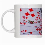 Poker Royal Flush All Suits Droste Spiral White Mug