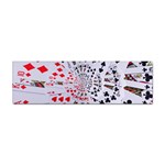 Poker Royal Flush All Suits Droste Spiral Sticker (Bumper)