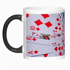 Poker Royal Flush All Suits Droste Spiral Morph Mug from ArtsNow.com Left