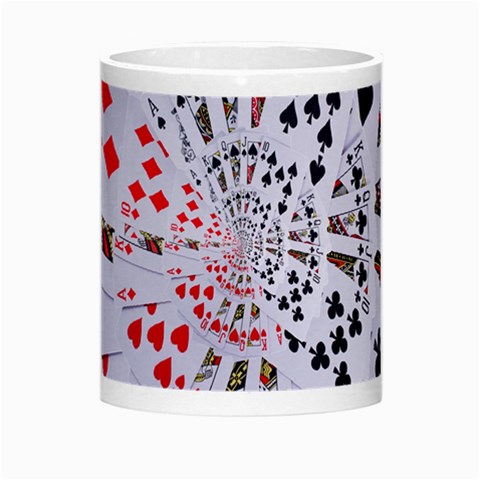 Poker Royal Flush All Suits Droste Spiral Morph Mug from ArtsNow.com Center