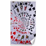 Poker Royal Flush All Suits Droste Spiral Canvas 40  x 72 