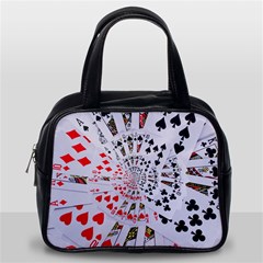 Poker Royal Flush All Suits Droste Spiral Classic Handbag (Two Sides) from ArtsNow.com Back