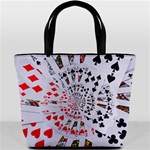 Poker Royal Flush All Suits Droste Spiral Bucket Bag