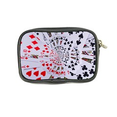 Poker Royal Flush All Suits Droste Spiral Coin Purse from ArtsNow.com Back