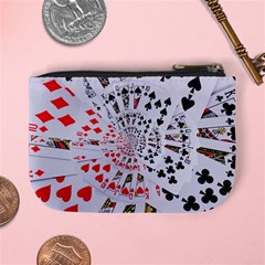 Poker Royal Flush All Suits Droste Spiral Mini Coin Purse from ArtsNow.com Back