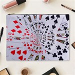 Poker Royal Flush All Suits Droste Spiral Cosmetic Bag (XL)