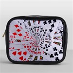 Poker Royal Flush All Suits Droste Spiral Mini Toiletries Bag (One Side)