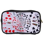 Poker Royal Flush All Suits Droste Spiral Toiletries Bag (Two Sides)