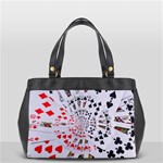 Poker Royal Flush All Suits Droste Spiral Oversize Office Handbag