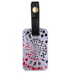 Poker Royal Flush All Suits Droste Spiral Luggage Tag (one side)