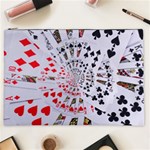 Poker Royal Flush All Suits Droste Spiral Cosmetic Bag (XXL)