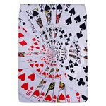 Poker Royal Flush All Suits Droste Spiral Removable Flap Cover (L)