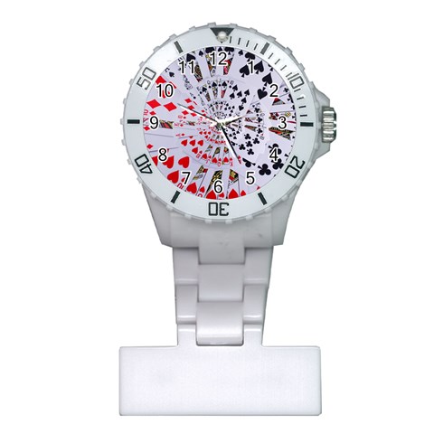 Poker Royal Flush All Suits Droste Spiral Plastic Nurses Watch from ArtsNow.com Front