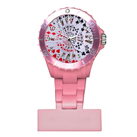 Poker Royal Flush All Suits Droste Spiral Plastic Nurses Watch from ArtsNow.com Front