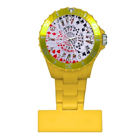 Poker Royal Flush All Suits Droste Spiral Plastic Nurses Watch from ArtsNow.com Front