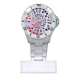 Poker Royal Flush All Suits Droste Spiral Plastic Nurses Watch