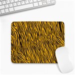 Yellow Zebra Stripes Small Mousepad