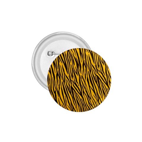 Yellow Zebra Stripes 1.75  Button from ArtsNow.com Front