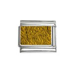 Yellow Zebra Stripes Italian Charm (9mm)