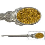 Yellow Zebra Stripes Letter Opener