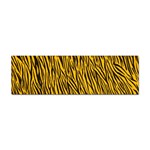 Yellow Zebra Stripes Sticker (Bumper)