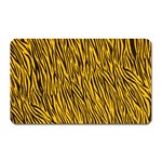 Yellow Zebra Stripes Magnet (Rectangular)