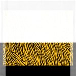 Yellow Zebra Stripes Jigsaw Puzzle (Rectangular)