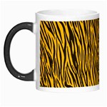 Yellow Zebra Stripes Morph Mug