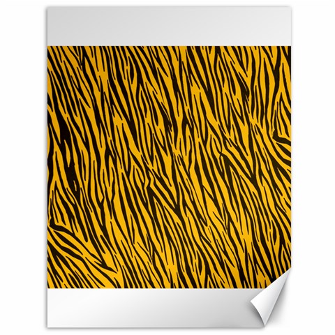 Yellow Zebra Stripes Canvas 36  x 48  from ArtsNow.com 35.26 x46.15  Canvas - 1