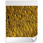 Yellow Zebra Stripes Canvas 36  x 48 