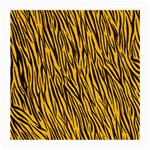 Yellow Zebra Stripes Medium Glasses Cloth