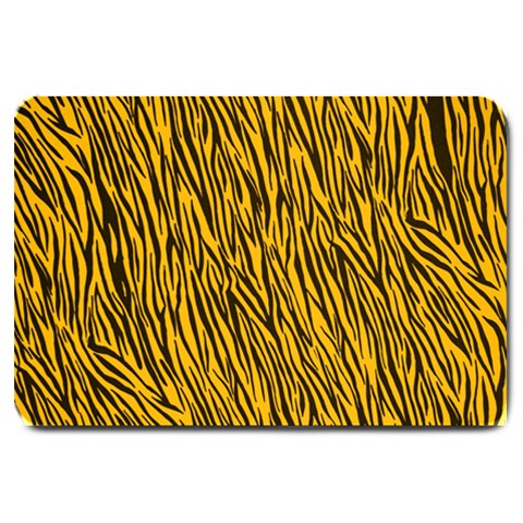 Yellow Zebra Stripes Large Doormat from ArtsNow.com 30 x20  Door Mat