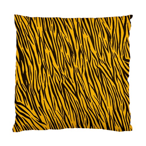 Yellow Zebra Stripes Standard Cushion Case (One Side) from ArtsNow.com Front