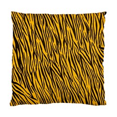 Yellow Zebra Stripes Standard Cushion Case (Two Sides) from ArtsNow.com Front