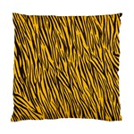 Yellow Zebra Stripes Standard Cushion Case (Two Sides)