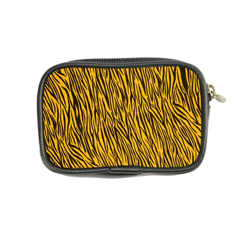 Yellow Zebra Stripes Coin Purse from ArtsNow.com Back