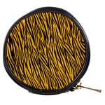 Yellow Zebra Stripes Mini Makeup Bag