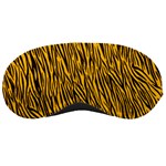 Yellow Zebra Stripes Sleeping Mask